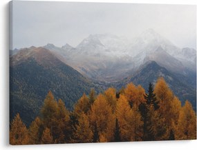 Obraz - Widok na grzbiety górskie (70x50 cm)