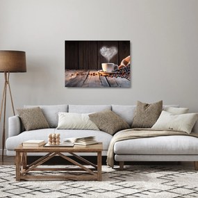 Obraz na szkle - Czas na kawę (70x50 cm)