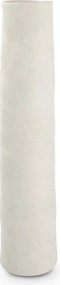 Biały ceramiczny wysoki wazon (wysokość 50 cm) Cone – S|P Collection