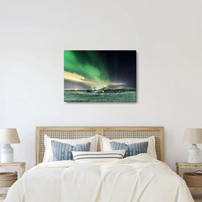 Obraz zorzy polarnej (70x50 cm)