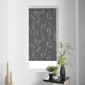 Antracytowa tekstylna roleta 90x180 cm Forelista – douceur d'intérieur