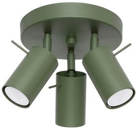 Potrójny oliwkowy plafon nowoczesny - 4X M065 P7-S35