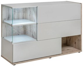 Komoda SILK 120 perłowy szary  ASM Meble