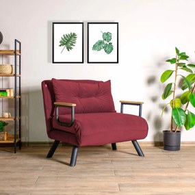 Fotel Sando Single Maroon
