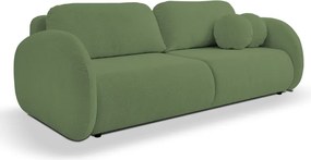 Sofa LOOP z funkcja spania i pojemnikiem ZIELONY RAVEN 77
