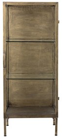 Metalowa witryna w kolorze złota 45x110x40 cm Saone – Bloomingville