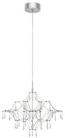 Lampa wisząca LED w kolorze srebra ø 60 cm Efesos – Markslöjd