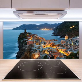 Panel Szklany do Kuchni Port U Stóp Majestatycznych Gór