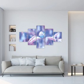Obraz - Motyle zimą (125x70 cm)