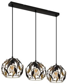 Globo 15759-3H - Żyrandol na lince MIKA 3xE27/40W/230V