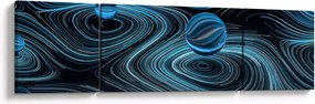 Abstrakcyjny obraz (170x50 cm)
