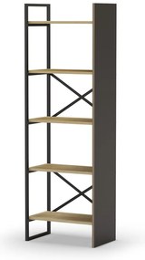 Regał w dekorze dębu 58x175 cm Ara – Marckeric