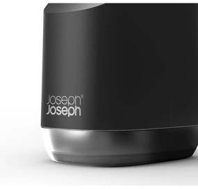 Czarny plastikowy dozownik do mydła 350 ml Slim – Joseph Joseph