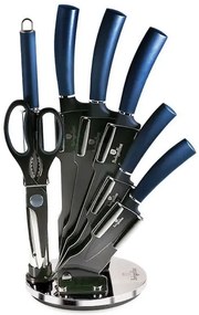 Zestaw noży ze stali nierdzewnej z powłoką non-stick morski M6-P28