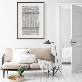 Plakat - Abstrakcja linii (A4)