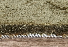 Dywan Cosy Shaggy Zielony Elle Decoration – miękki, wysoki włos 80 cm x 150 cm Certyfikat Oeko-Tex