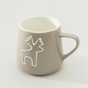 Kubek świąteczny Reindeer 10x13x9 cm
