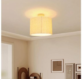 Brilagi - Przysufitowy żyrandol NORDIC WAVE 1xE27/15W/230V śr. 32 cm len/biały