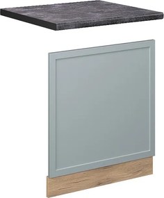 Panel przedni jasnoniebiesko-szary 60x1.6x67.4 fame-line