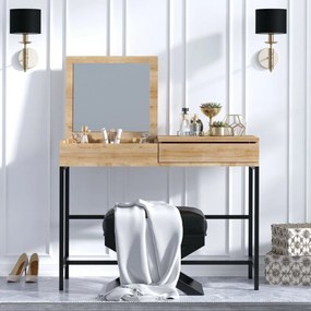 Stolik kosmetyczny Linda Black and Oak