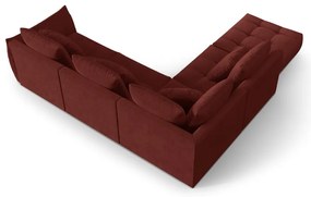 Czerwony narożnik (lewostronny/w kształcie litery L) Bloom – Micadoni Home