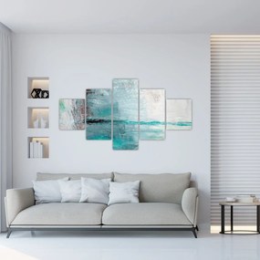 Obraz - Abstrakcyjny obraz olejny (125x70 cm)