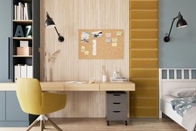 Panel tapicerowany QUADRATTA 50x20 żółty ELTAP