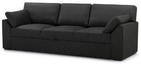 Antracytowa rozkładana sofa 233 cm Janson – Scandic