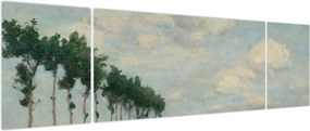 Obraz - Johan Barthold Jongkind, The Towpath, reprodukcje (170x50 cm)