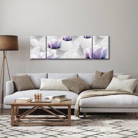 Obraz z kwiatami (170x50 cm)