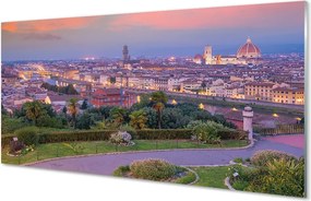 Panel szklany do Kuchni Panorama nad Włoską Rzeką