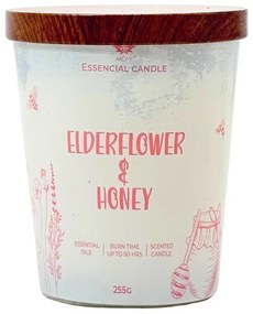 Świeca Arome w szkle z metalową pokrywką 255 g Elderflower & Honey