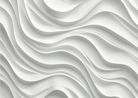 Obraz - 3D białe fale (70x50 cm)