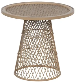 Rattanowy okrągły stolik ø 55 cm – Ixia