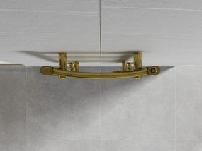 Mexen Ares grzejnik łazienkowy 700 x 400 mm, 189 W, złoty - W102-0700-400-00-50