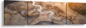 Obraz - Świt nad meandrami (170x50 cm)
