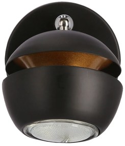Kinkiet w czarno-złotym kolorze Boni – Candellux Lighting