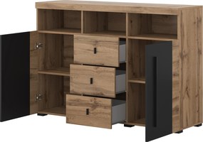 Komoda RISTO 132 cm do Salonu Sypialni Dąb wotan