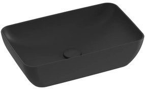 Ravak XJX0D150000 - Umywalka nablatowa CERAMIC SLIM 50x31 cm ceramika/czarna