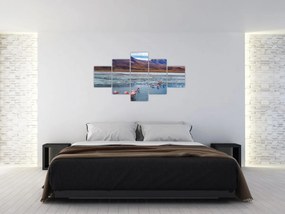 Obraz - Flamingi (125x70 cm)