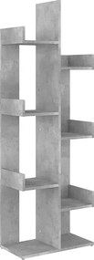Nowoczesny regał z półkami beton F7-B09
