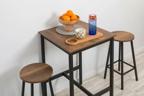 Stołek barowy Mola Barok Black