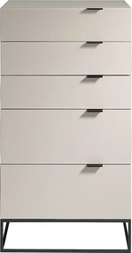 Szyfoniera szare drewno i czarna stal 7019 ANGEL CERDA