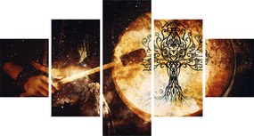 Obraz - Tajemnicze drzewo życia (125x70 cm)