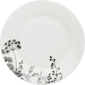 Porcelanowa zastawa dla 6 osób WHITE FLORAL, 18 elementów