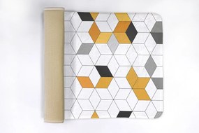 Dywanik łazienkowy Dywanik łazienkowy Geometryczne sześciany
