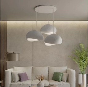 Brilagi - Lampa wisząca na lince WABI SABI 3xE27/40W/230V biała