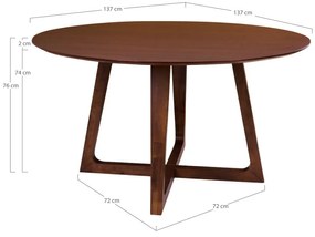 Okrągły stół House Nordic Hellerup, ø 135 cm