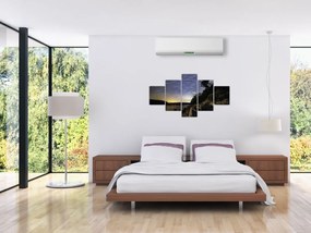 Obraz - niebo podczas zachodu słońca (125x70 cm)