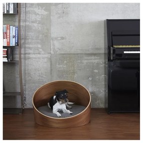 Brązowe legowisko dla czworonoga 60x75 cm Covo Walnut/Mocca S – MiaCara